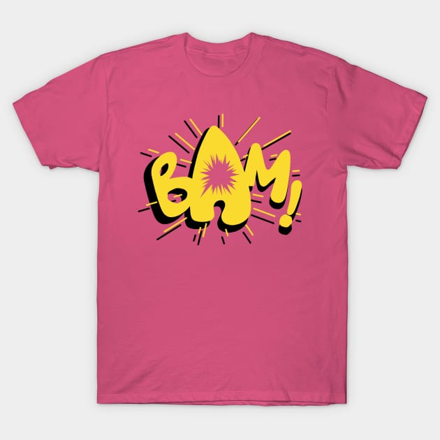 Crimefigher Bam! T-Shirt by Bommush Designs